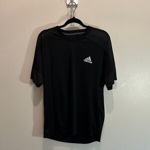 Adidas Men's Black Short Sleeve Tee Climalite Size L